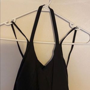 lululemon strappy black tank